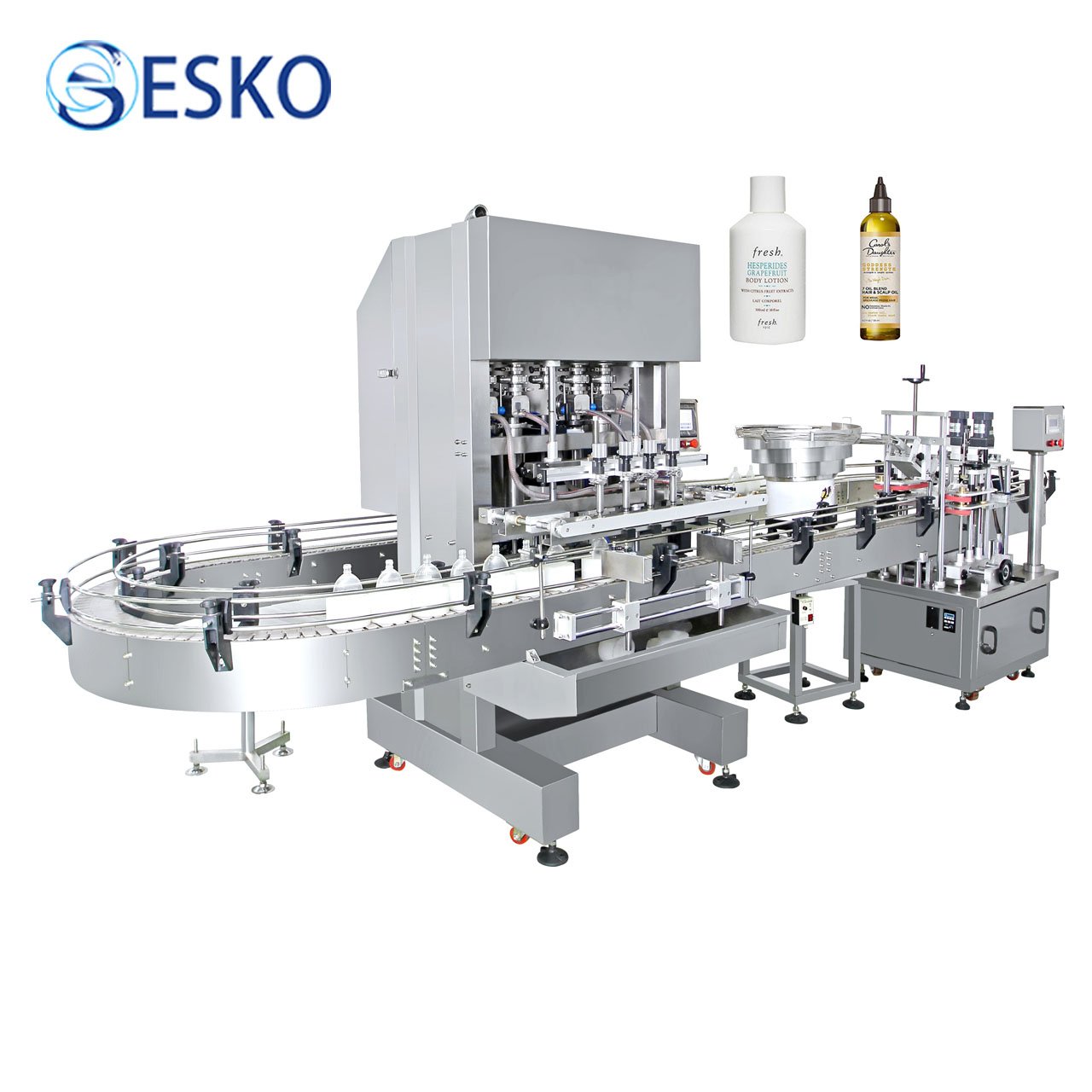 ESKO Easy Operate Cosmetics Equipment Cream Dispenser Auto Filling Machine for Production Line